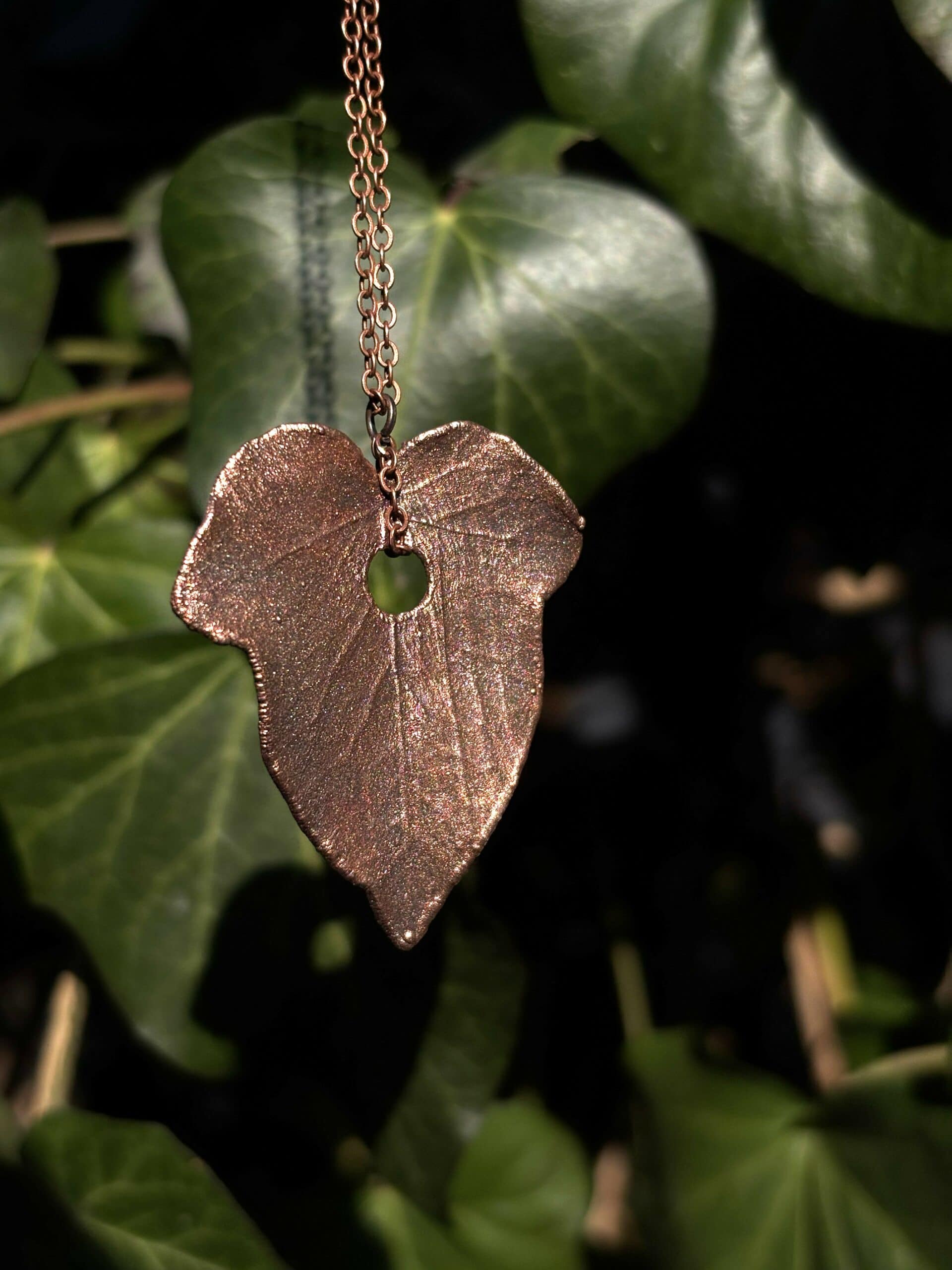 elektroformowanie miedzi, boho, talizman - zdjecie drugie