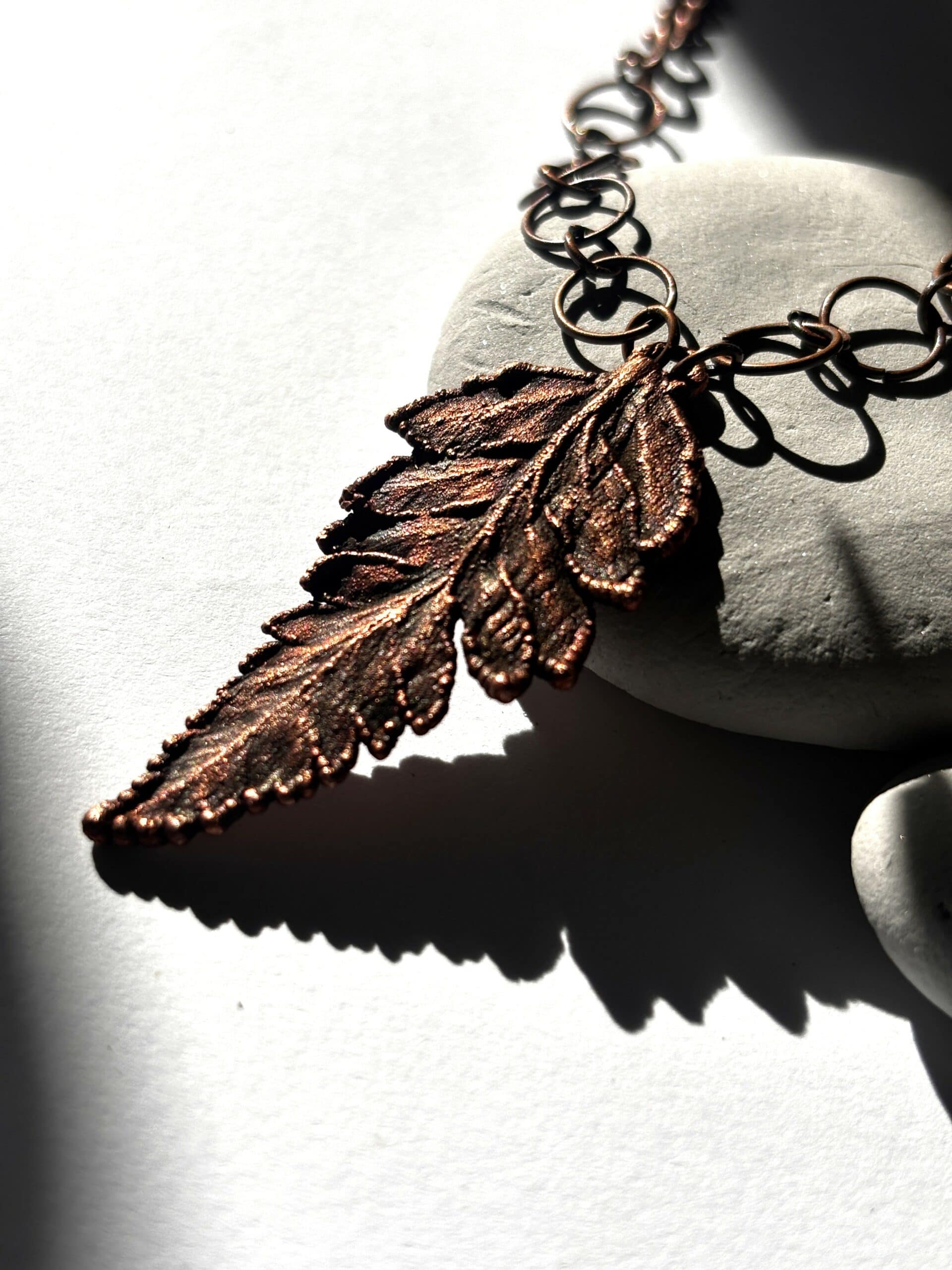 Biżuteria paproć, boho, talizman - zdjecie pierwsze