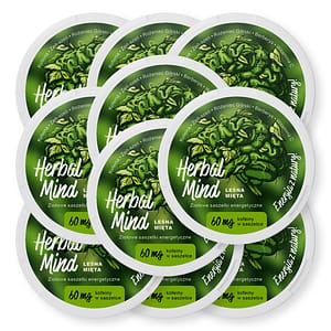 Woreczki energetyczne - HerbalMind Leśna mięta